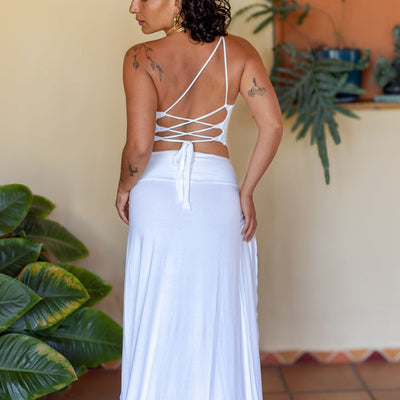 Tribal Trance Skirt Off White