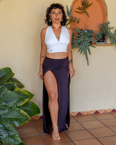 Tribal Trance Skirt Brown