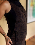 Desert Doof Dress Brown Geo-Leaf