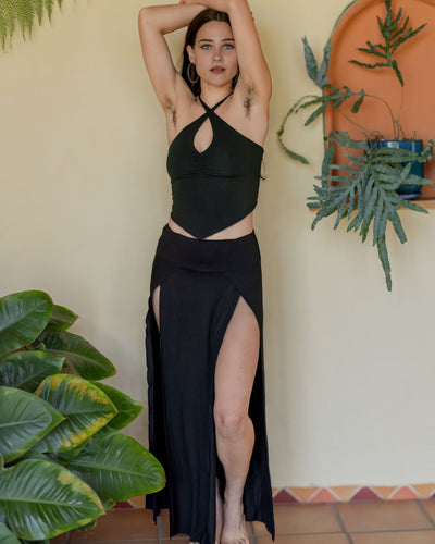 Tribal Trance Skirt Black