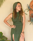 Desert Doof Dress Green