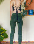 Serpentess Leggings Green Geo-Leaf