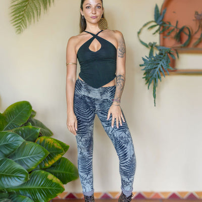 Serpentess Leggings Silver Fern