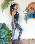 Viper Cut Top Forest Green