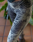 Serpentess Leggings Silver Fern