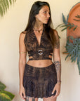 Zumba Skort Brown Fern