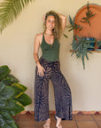 Veil Falls Pants Brown Leaf