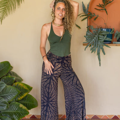Veil Falls Pants Brown Leaf