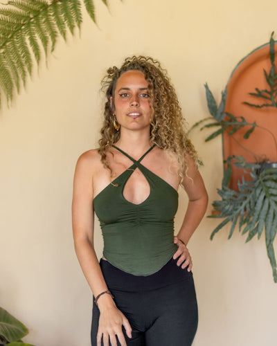 Viper Cut Top Green
