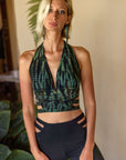 Panthera Top Light Green Serpent