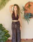 Veil Falls Pants Brown Leaf