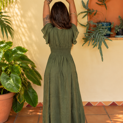 Gypsey Meadow Dress - Olive