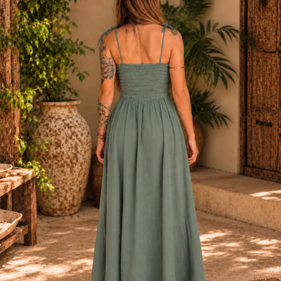 Mistic Jungle Dress - Moss