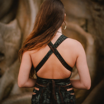 Panthera Top Dark Green Serpent