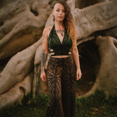 Veil Falls Pants Brown Leaf