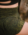 Zumba Skort Green Geo-Leaf