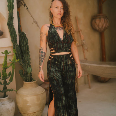 Panthera Top Dark Green Serpent