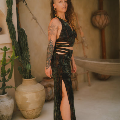 Panthera Top Dark Green Serpent