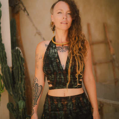 Jungle Heat Yoga Shorts & Panthera Top