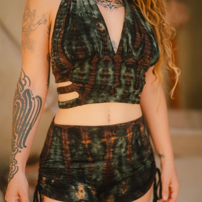 Jungle Heat Yoga Shorts & Panthera Top