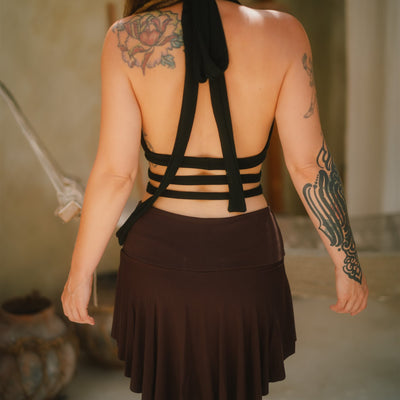 Zumba Skort Brown