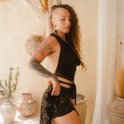 Zumba Skort Leopard