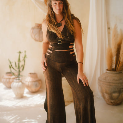 Panthera Top & Panthera Pants Rustic Brown