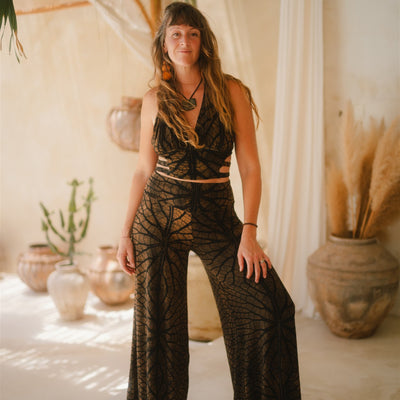 Veil Falls Pants Brown Leaf