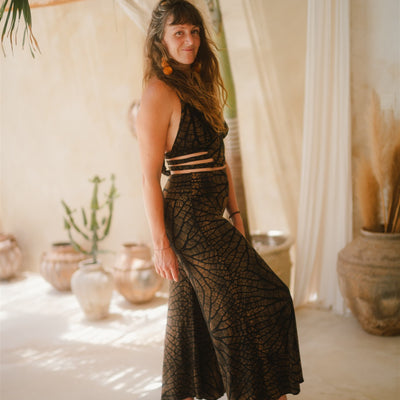 Veil Falls Pants Brown Leaf