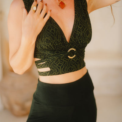 Wild-Flare Forest Green