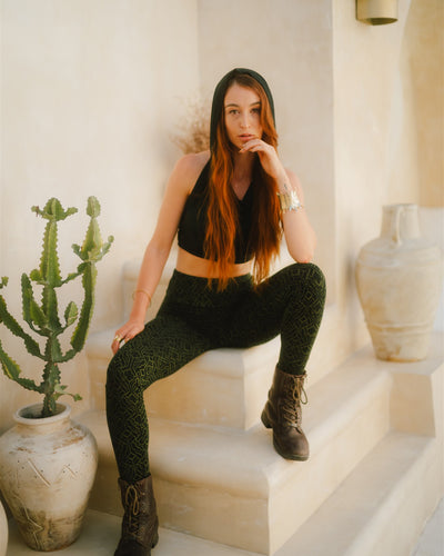 Serpentess Leggings Green SacGrid