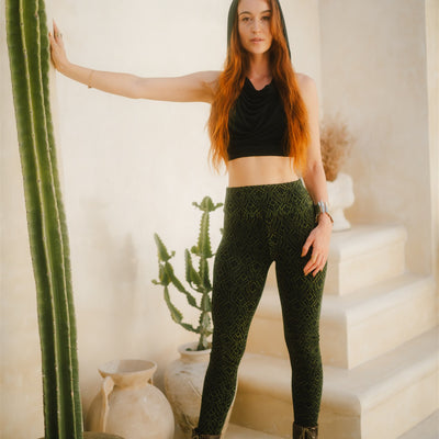 Serpentess Leggings Green SacGrid