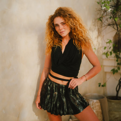 Zumba Skort Dark Green Serpent