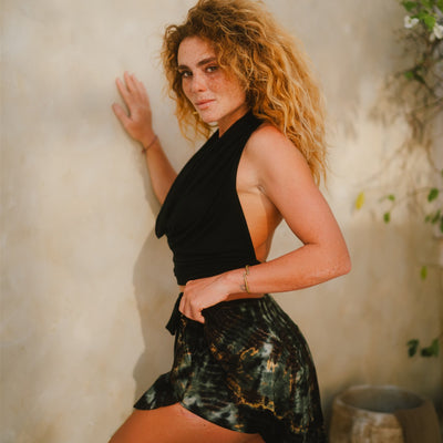 Zumba Skort Dark Green Serpent