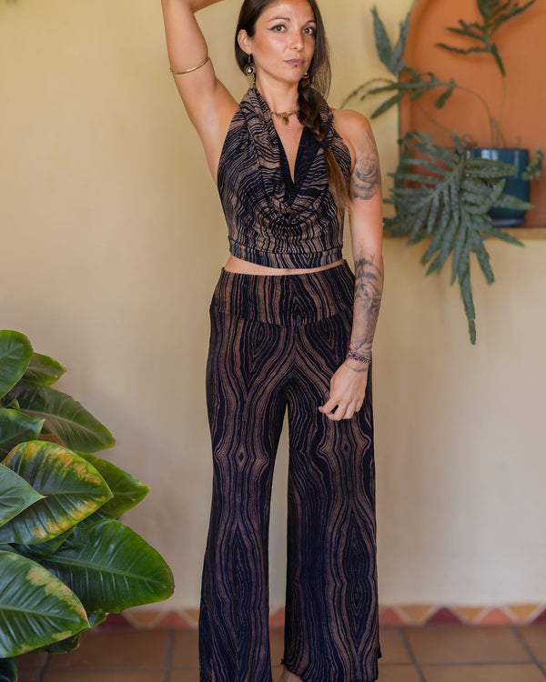 Veil Falls Pants Brown Wood