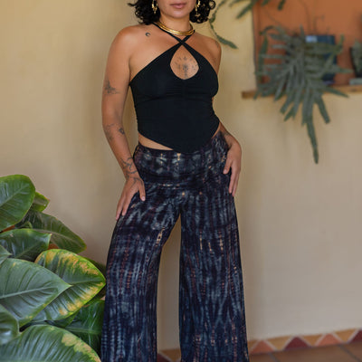 Veil Falls Pants Dark Green Serpent