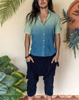 Button Men Shirt-Plant dyed