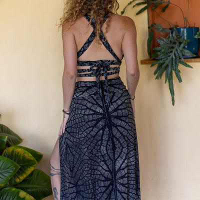 Tribal Trance Skirt Silver Leaf