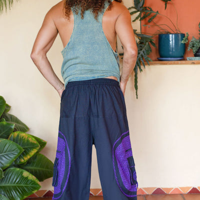 Aladin Pants Tri-Geo Print