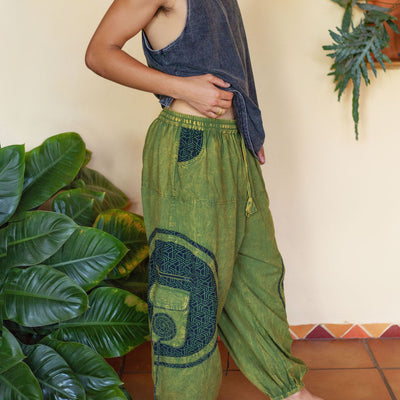 Aladin Pants Tri-Geo Print