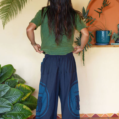 Aladin Pants Tri-Geo Print