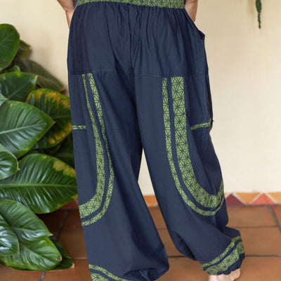Curve Pants FOL Print