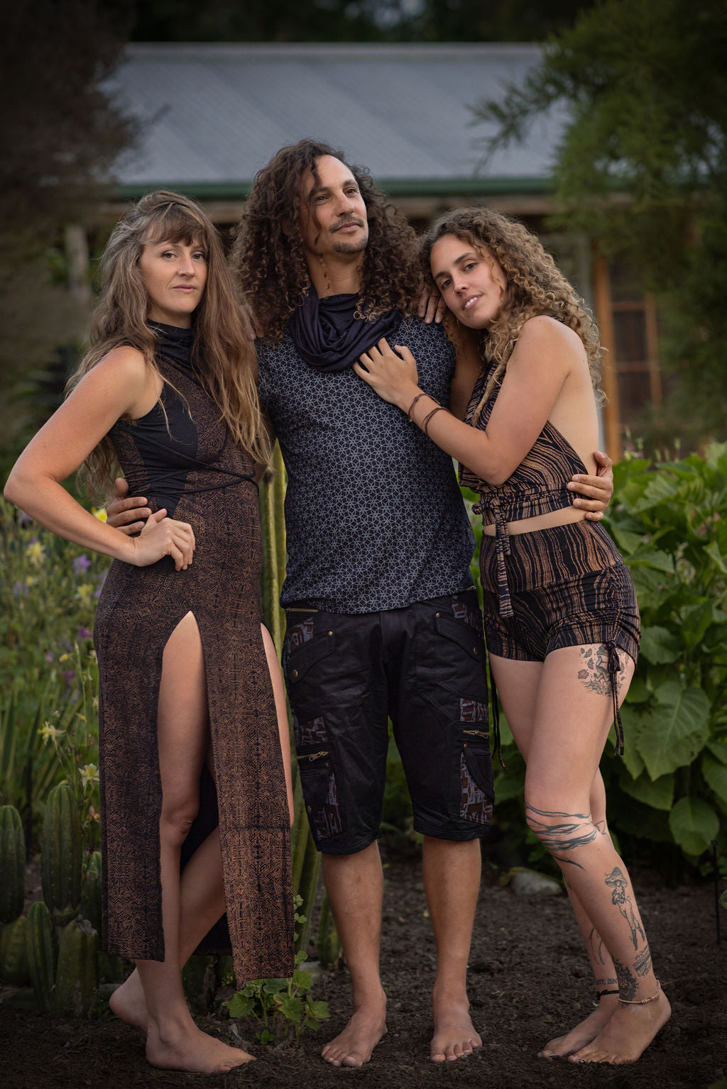 Wild Fibres Co owners and a model