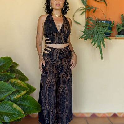 Panthera Top Brown Wood