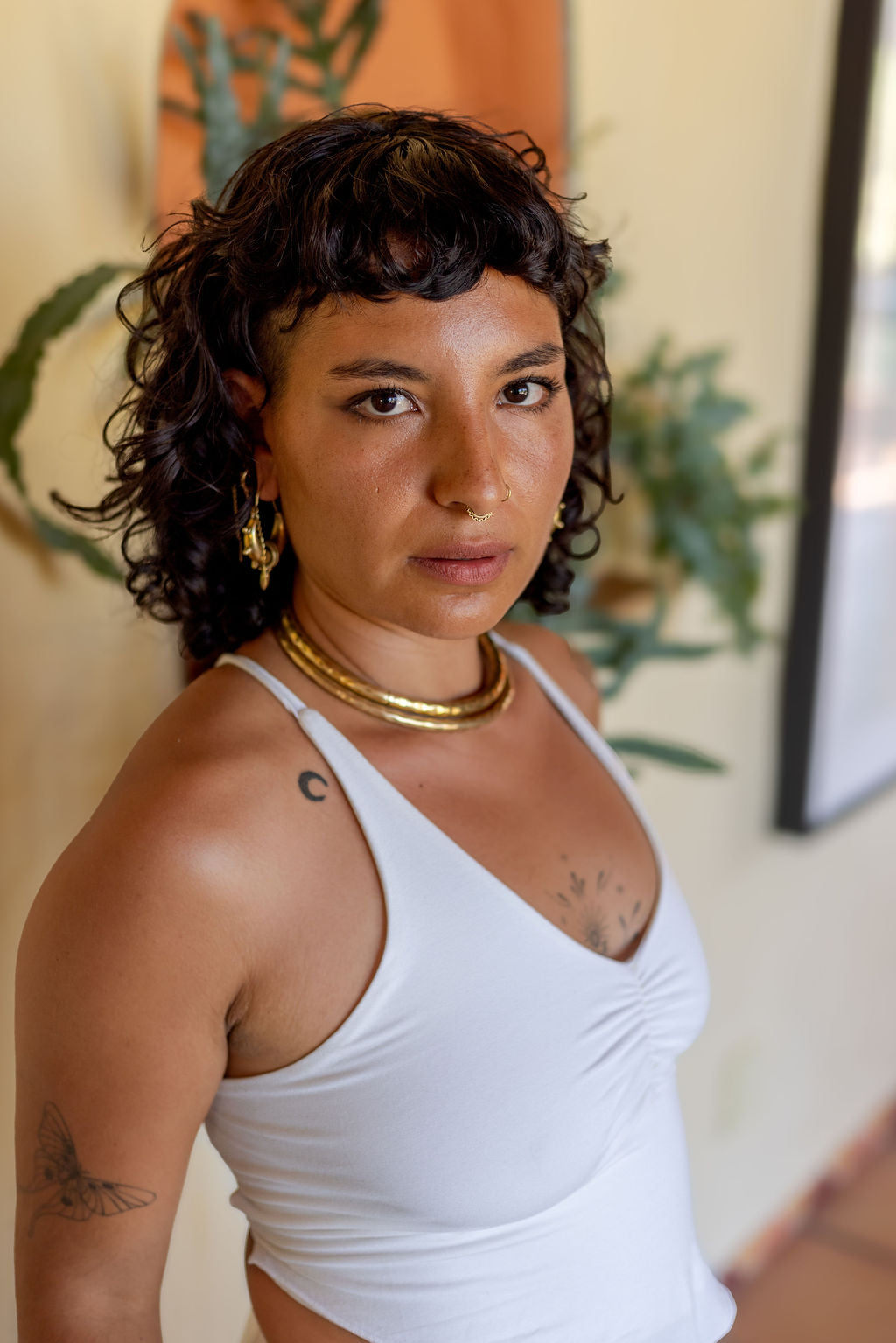 Viper Cut Top Off-White