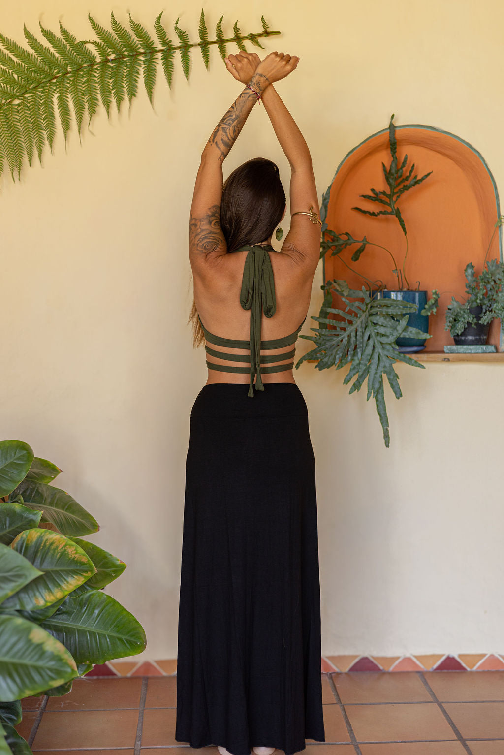 Tribal Trance Skirt Black