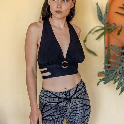 Serpentess Leggings Silver Leaf