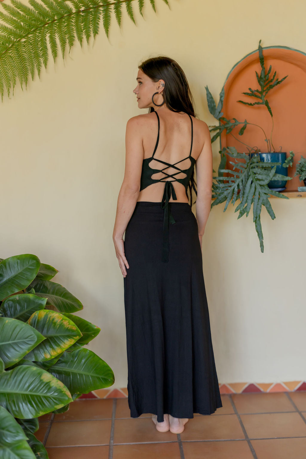 Tribal Trance Skirt Black