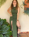 Desert Doof Dress Green