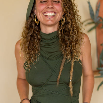 Desert Doof Dress Green